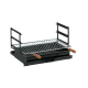 MOVELAR - Metall-Rack Griller mit Grillrost für Holz und Holzkohle G6019 60x38x31 cm
